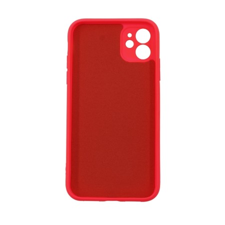 Husa protectie Flippy compatibila cu Apple iPhone 13 Mini Liquid Silicone Roz Fuchsia/Roz