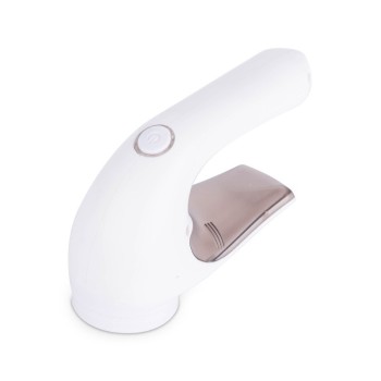 Aparat Pentru Curatat Scame, Par Si Praf, Flippy, Trimmer pentru Diferite Tipuri De Material, Cu Lame Din Otel Inoxidabil, Maner Ergonomic, Incarcare Prin USB, 15x6x9 cm, Alb