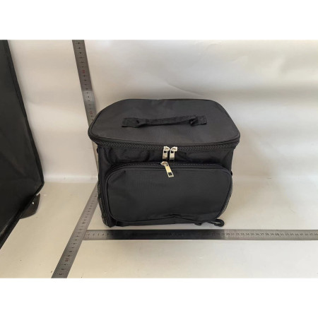 Geanta pentru Picnic cu izolare termica, Flippy, Multifunctionala, Compartimentata, 2 Tipuri de Manere, Impermeabila, 26x24x17 cm, Negru