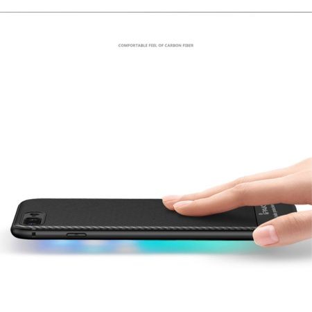 Husa Apple iPhone 7 Plus IPAKY Carbon Fiber Negru
