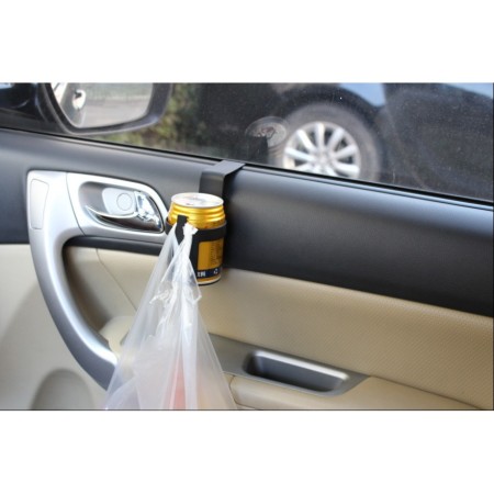 Suport Pahar Auto Universal, Anti-Alunecare, pentru Bauturi Calde sau Reci, Plastic ABS, Negru, 11.5x6.5x6.5 cm