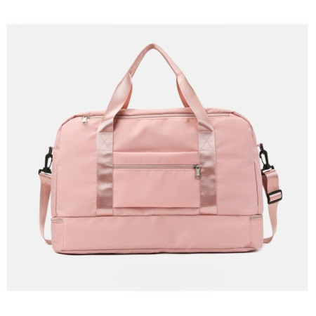 Geanta Pliabila, Flippy, pentru Voiaj, Buzunare Multiple, de Mana, Impermeabila, Material Textil, Capacitate 8 Kg, Dimensiune Deschisa 42x28x10 cm, Roz