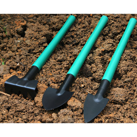 Set 12 Unelte de Grădină cu Cutie, pentru Plantare și Îngrijire Plante, PVC & Carton, 37x28 cm, Verde – Complet pentru Grădinari