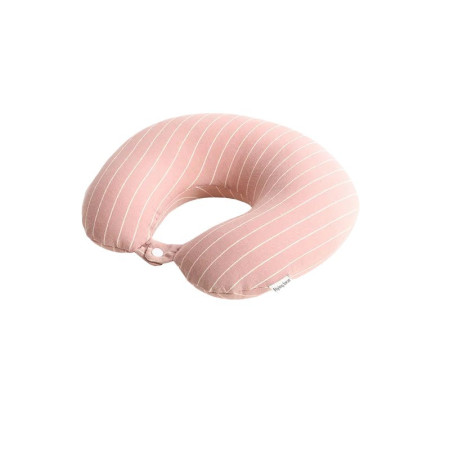 Pernă TravelFlex 2în1, Confort Ergonomic, Umplutură cu Particule de Spumă cu Memorie, Design Versatil, Roz