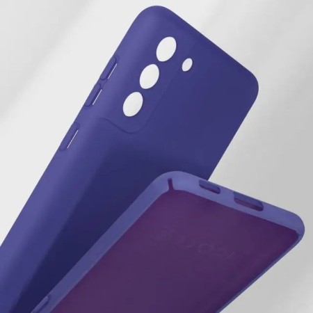 Husa protectie Flippy pentru Samsung S21 FE Liquid Silicone Mov