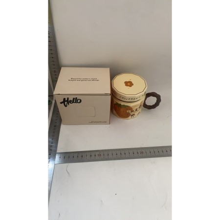 Cana ceramica, Flippy, Model Fata, cu capac, Model B