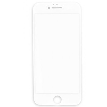 Folie Sticla securizata, Flippy, compatibila cu Apple iPhone SE 2022, Full Glue, margini albe