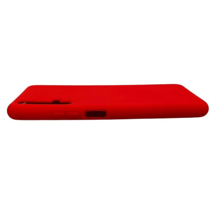 Husa protectie compatibila cu Huawei Nova 5T Liquid Silicone Case Rosu