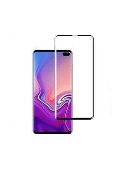 Folie Sticla Curbata Flippy pentru  Samsung S10 Plus Full Glue Negru
