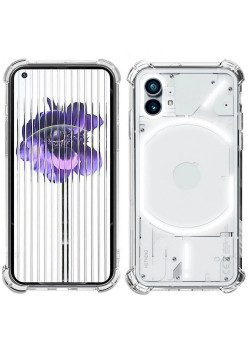 Husa de Protectie, Flippy, Compatibila cu Nothing Phone 1, TPU Antisoc, Protectie Colturi, 1.5 mm Transparent