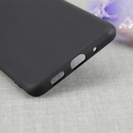 Husa protectie Flippy compatibila cu Samsung Galaxy A51 4G Liquid Silicone Case Negru