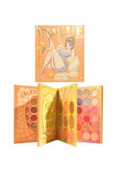 Paleta de Farduri Kevin&Coco, 72 culori, Stil Carte, 3 Straturi, Pudra Compacta, Clasic, Fara Sulfati, 14 x 14 cm, 80 g, multicolor