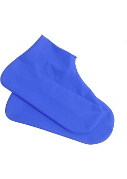 Husa Incaltaminte, Flippy, Impermeabila, Antiderapanta, din Latex, 13 x 13 x 2 cm, Marime L 41-47 cm, Albastru
