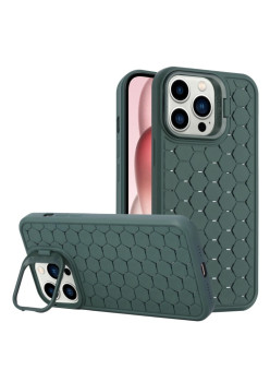 Husa de Protectie TPU, Flippy, pentru Samsung Galaxy S23 Plus, 3D Cube, cu Inel, Protectie Camera, Antisoc, Antizgariere, Antialunecare, Acoperire Completa, Verde