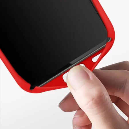Husa protectie Flippy pentru Samsung A53 5G Liquid Silicone Rosu