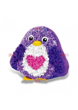 Set de Creație Pernă pentru Copii, Dream Kids, Model Pinguin – Distracție și Creativitate