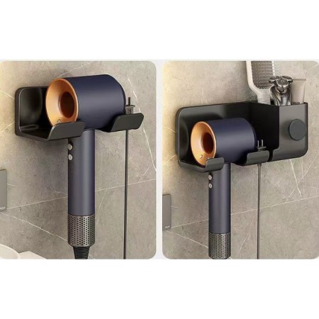 Uscator de Par multifunctional, Flippy, Montat pe Perete, Gri, Dimensiune 23*8.8*9.5 cm