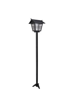 Lampa solara de tip stalp pentru gradina, Flippy, Alb Rece