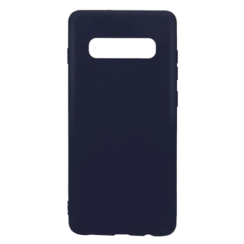 Husa protectie Flippy compatibila cu Samsung Galaxy S10 Matte Tpu Albastru inchis