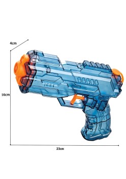 Pistol cu Apa, Flippy, Manual, din PP, 23 x 16 x 4 cm, 250 ml, Albastru