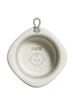 Cada Pliabila pentru Baie pentru Copii, Flippy, Cadita pentru Bebelusi, Model Romb pentru Fata, Gri, 31.5x31.5x3.5 cm, 3L