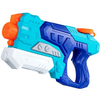 Pistol cu Apă pentru Copii și Adulți, 6+ ani, cu Rezervor Mare, Jet Puternic, 500ML, Albastru