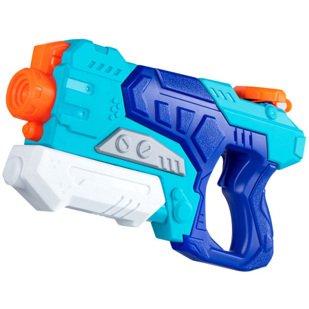 Pistol cu Apă pentru Copii și Adulți, 6+ ani, cu Rezervor Mare, Jet Puternic, 500ML, Albastru