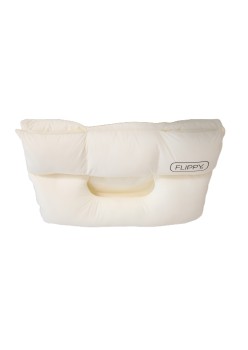 Perna Ortopedica 3 in 1, Flippy, Strat Dublu, Protectie Cervicala, pentru Adulti, 45 x 70 cm, Alb