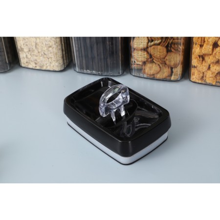 Container Borcan pentru Alimente, Flippy, din Plastic, 1.5l, Transparent, Model Abstract