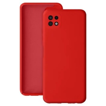Husa protectie Flippy pentru Samsung A22 5G Liquid Silicone Rosu