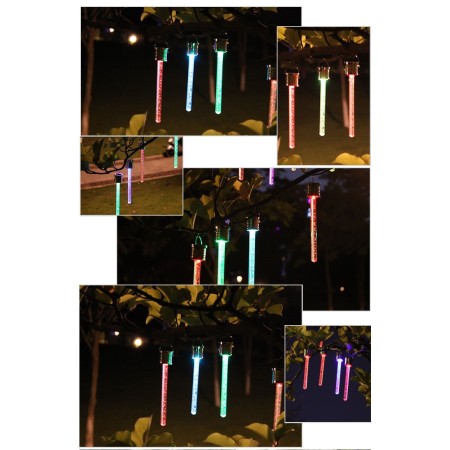 Lampa solara de tip decoratiune pentru gradina, Flippy, model turture, alb cald