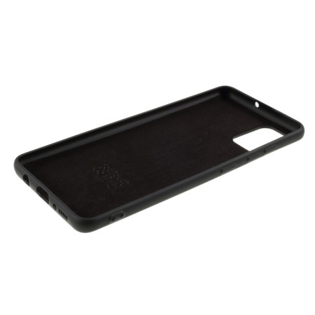 Husa protectie compatibila cu Samsung A51 Liquid Silicone Case Negru