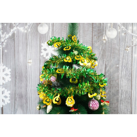 Beteala Craciun, Flippy, verde, marimea:  2 m x 11 cm x 9 cm material:folie PVC, interior/exterior