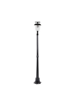 Lampa solara de tip stalp pentru gradina, Flippy, Alb Cald