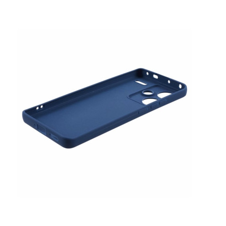Husa de Protectie, Flippy, pentru Xiaomi Redmi Note 13 Pro Plus 5G, Liquid Silicone, cu Microfibra pe Interior, Protectie Antisoc, Compatibil Incarcare Wireless, Albastru