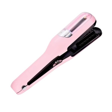 Aparat de Reparare a Varfurilor Despicate, Flippy, Netezirea Firului de Par, din ABS+PC, cu Ioni Negativi, Baterie 500 mAh, 24.8 x 5.3 x 5 cm, Roz