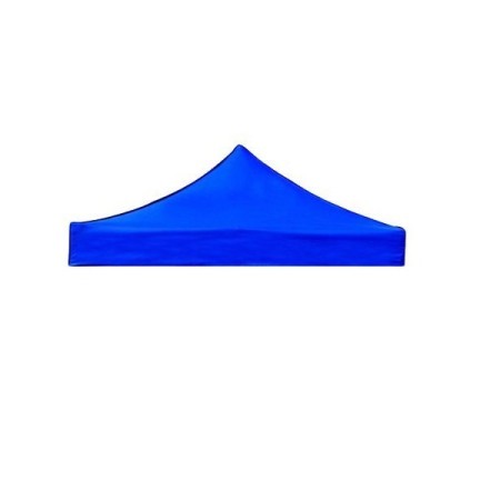 Prelată Acoperiș Cort Pavilion 1.9 x 1.9 m, Oxford 700D Cauciucat, Albastru, Impermeabilă, Rezistentă UV și Apă