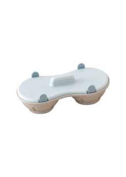 Recipient din Plastic Flippy, pentru PRegatit Oua la Microunde, 2 vase, Albastru