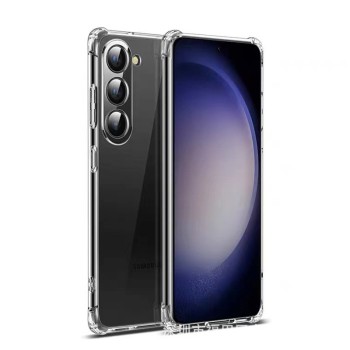Husa de Protectie, Flippy, Compatibila cu Samsung Galaxy A55 5G, TPU Antisoc, Protectie Colturi, 1.5 mm Transparent