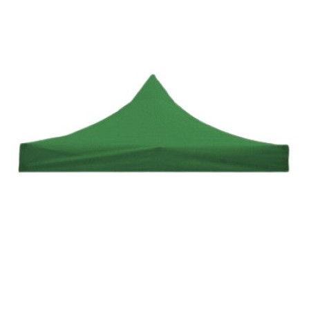 Prelată Acoperiș Cort Pavilion 4.4 x 2.9 m, Oxford 700D Cauciucat, Verde, Impermeabilă, UV și Apă, Pentru Cadru Tip Acordeon