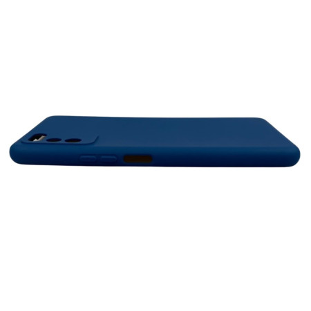 Husa protectie compatibila cu Huawei Enjoy Z Liquid Silicone Case Albastru inchis