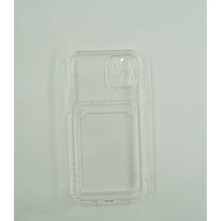 Husa protectie Flippy cu suport card compatibila cu Samsung Galaxy S20 Transparent