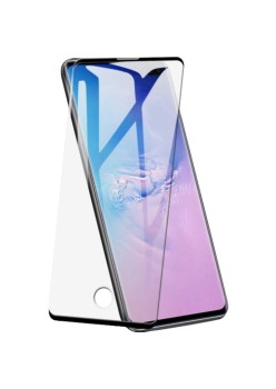 Folie Sticla curbata securizata Flippy compatibila cu Samsung S21 Ultra Full Glue Negru