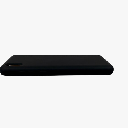 Husa protectie compatibila cu Huawei Y5 2019 Liquid Silicone Case Negru