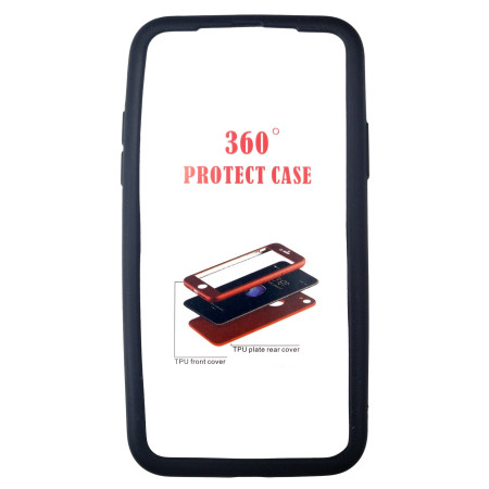 Husa Apple iPhone X Full Silicone Negru