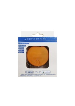 Dispozitiv Bluetooth Impotriva Pierderii, Flippy, Portocaliu, Cutie, Baterie si Manual de Utilizare Incluse
