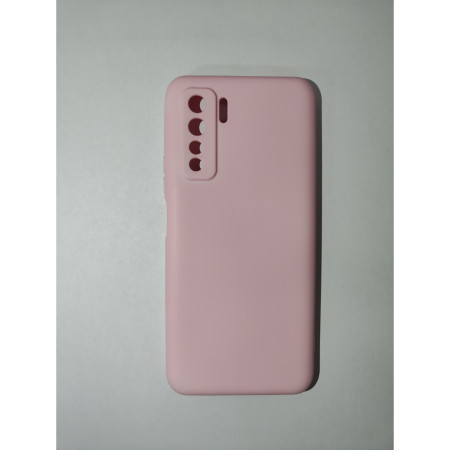 Husa protectie Flippy compatibila cu Huawei P40 Lite 5G Liquid Silicone Case Roz
