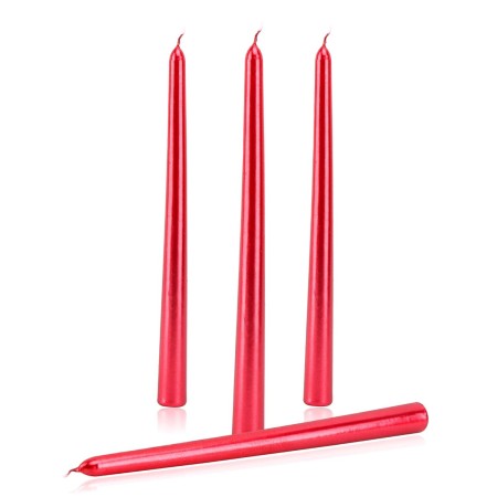 Lumanare Decorativa, Flippy, pentru Masa, 25 cm, din Parafina, fara Fum, Ardere 7.5h, Rosu