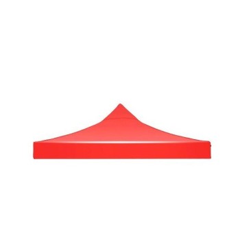 Prelată Copertină Acoperiș Cort Pavilion 2.9 x 2.9 m, Roșu, Oxford 700D Cauciucat, Impermeabilă, Rezistentă la UV și Intemperii