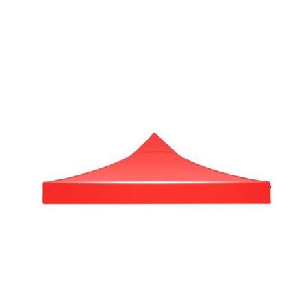 Prelată Copertină Acoperiș Cort Pavilion 2.9 x 2.9 m, Roșu, Oxford 700D Cauciucat, Impermeabilă, Rezistentă la UV și Intemperii